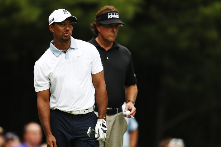 14-time major winner Tiger Woods' status is unknown for the 2014 PGA Championship. (Jim Rogash/Getty Imgaes)